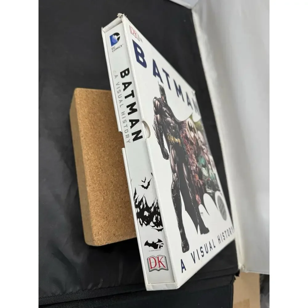 Batman A Visual History HC DC Comics DK Matthew Manning w/ Slip Case & 2 Prints